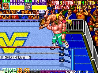 WWF 狂热摔跤封面