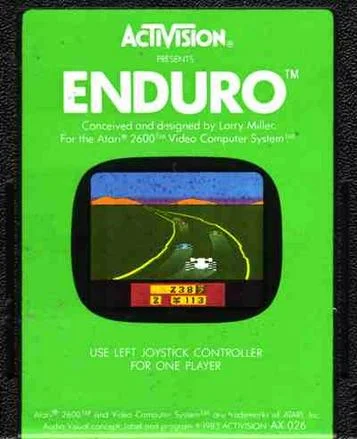 enduro 1983 activision封面