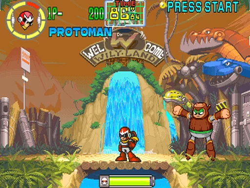 洛克人：力量之战（CPS2 美版样品版）封面