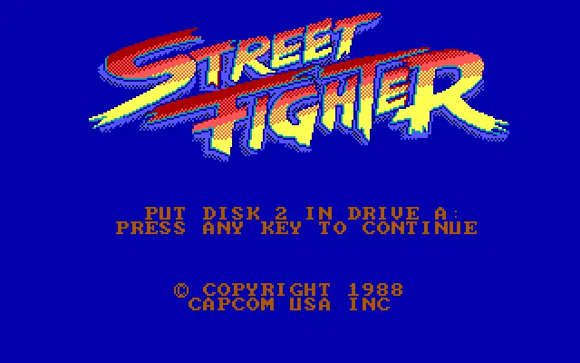 街头霸王1（Street Fighter）封面