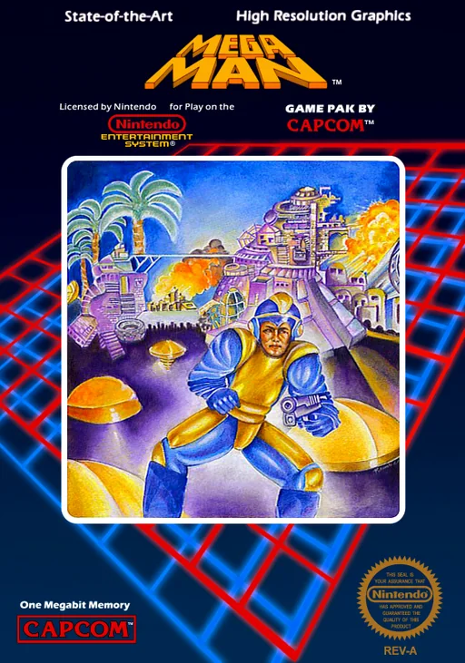 洛克人1（Mega Man）封面