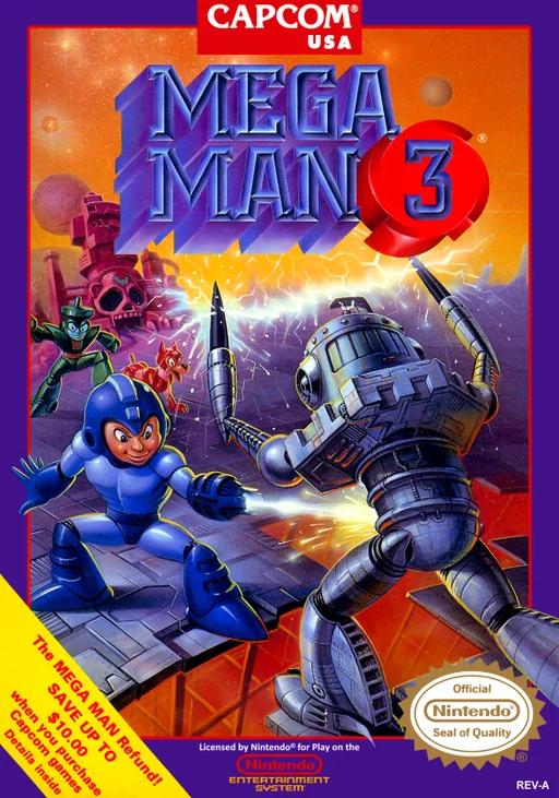 洛克人3（Mega Man）封面