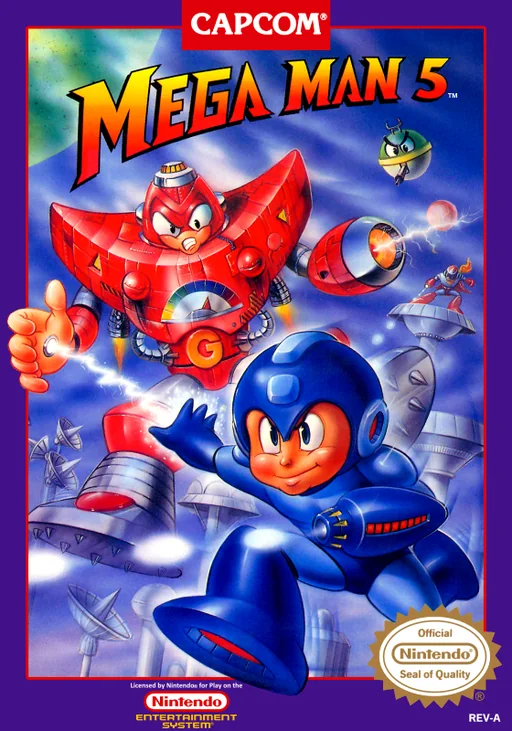 洛克人5（Mega Man）封面
