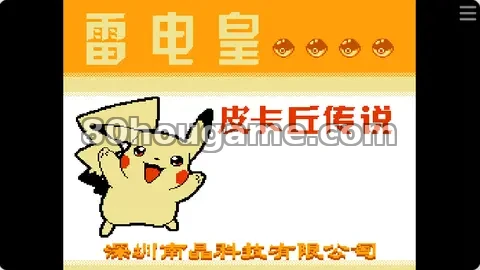 口袋妖怪 皮卡丘封面
