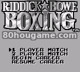 Riddick Bowe拳击封面