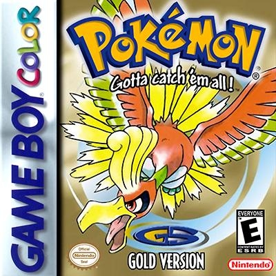 pokemon gold version封面