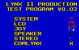 Lynx II测试程序封面