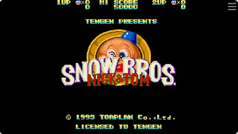 雪人兄弟封面