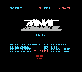 Zanac封面