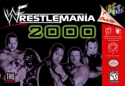 WWF摔角狂热2000封面