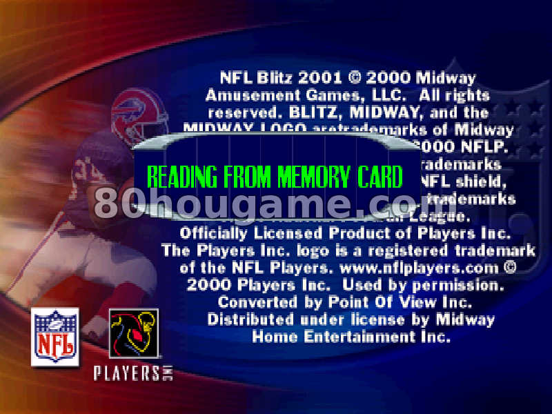 NFL闪电战2001封面