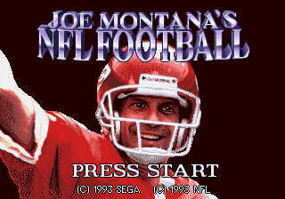 Joe Montana's NFL Football封面