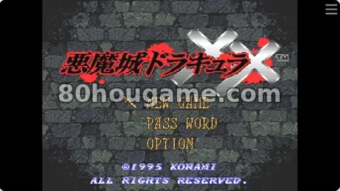 恶魔城XX封面
